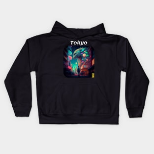 Tokyo, Japan v5 Kids Hoodie